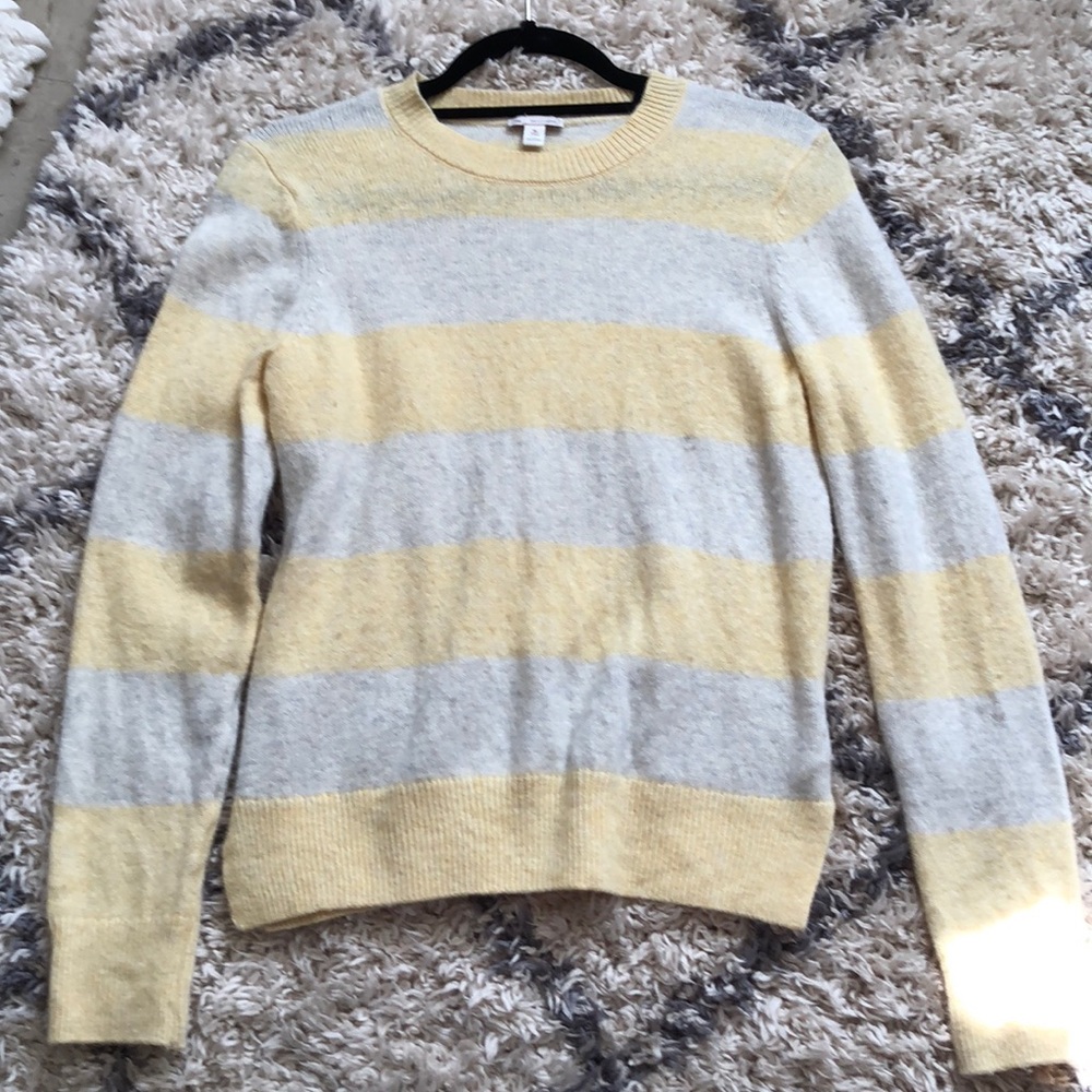 Yellow and Grey Sweater from The Gap